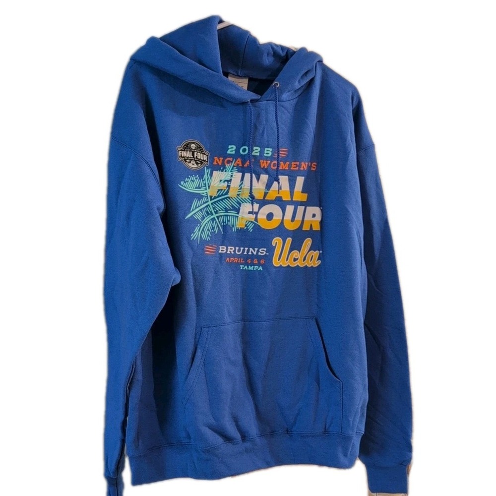 Champion  Women's  2025 Final Four‎ Fleece Pull Over Hoodie  Blue Size L